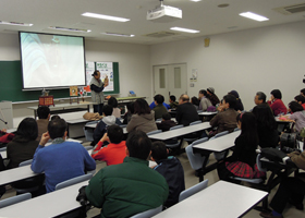 愛知工業大学での市民講座講演風景